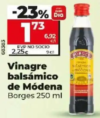 Dia Vinagre balsámico de Módena Borges 250 ml oferta