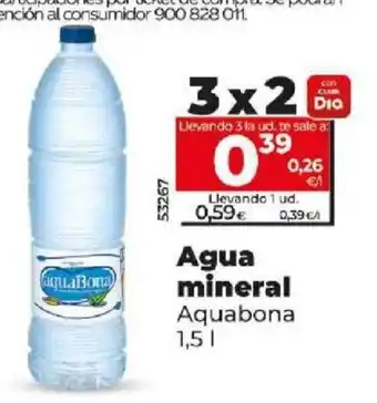 Agua mineral Aquabona 1,5L