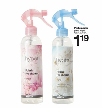 Zeeman Perfumador para ropa oferta