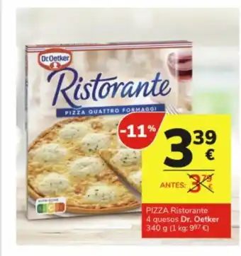 PIZZA Ristorante 4 quesos Dr. Oetker
