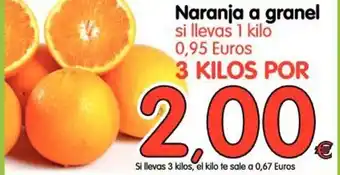 Alimerka Naranja o granel si llevas 1kl, 3 kilos por oferta