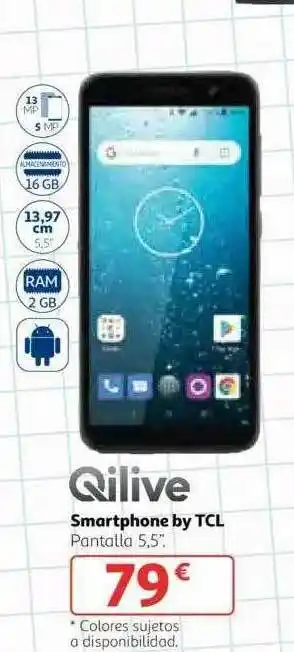 Alcampo Qilive Smartphone By Tcl oferta
