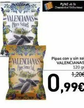 Carrefour Pipas Con Y Sin Sal Valencianas oferta