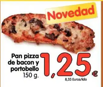 Alimerka Pan pizza de bacon y portobello 150g oferta