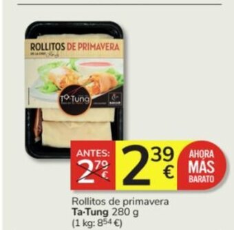 Consum Rollitos de primavera Ta-Tung oferta