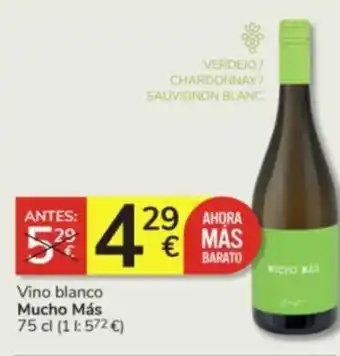 Vino blanco Mucho Más 75 cl