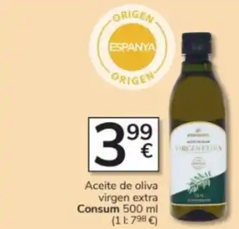 Consum Aceite de oliva virgen extra Consum 500 ml oferta
