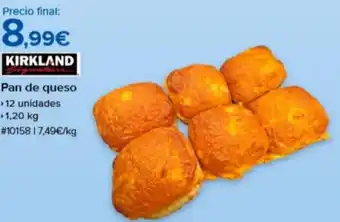Costco Pan de queso › 12 unidades >1,20 kg oferta