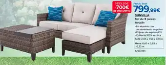 Costco SUNVILLA Set de 3 piezas oferta