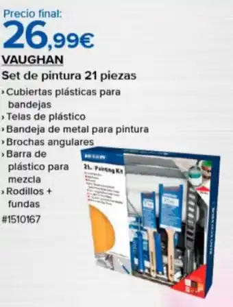 Costco VAUGHAN Set de pintura 21 piezas oferta