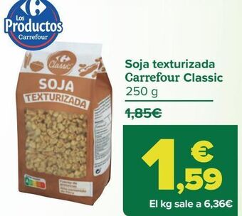 Carrefour Soja texturizada carrefour classic oferta