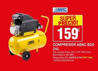 Bricoking Compresor de aire abac oferta
