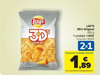 Carrefour Lay's 3d's original oferta