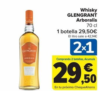 Carrefour Whisky glengrant arboralis oferta