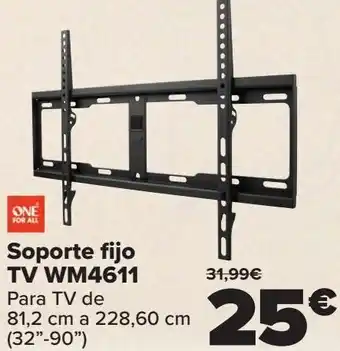 Carrefour Soporte fijo tv wm4611 oferta