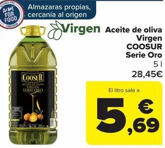 Carrefour Aceite de oliva virgen coosur serie oro oferta