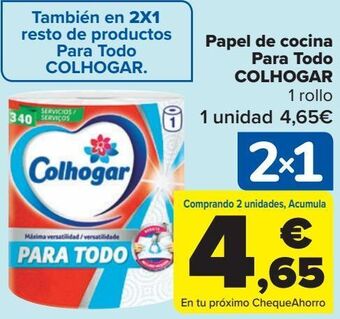 Carrefour Papel de cocina para todo colhogar oferta
