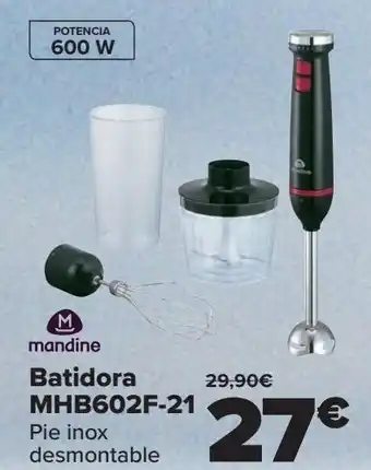 Carrefour Mandine batidora mhb602f-21 oferta