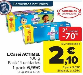 Carrefour L.casei actimel oferta