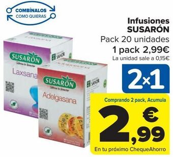 Carrefour Infusiones susarón oferta