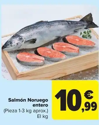 Carrefour Market Salmón noruego entero oferta
