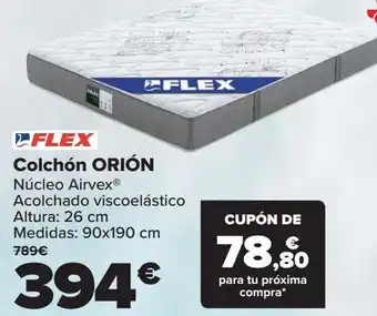 Carrefour Flex colchón orión oferta