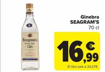 Carrefour Market Ginebra seagram's oferta