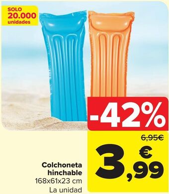 Carrefour Colchoneta hinchable oferta