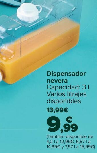 Carrefour Dispensador nevera oferta