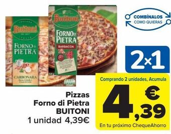 Carrefour Market Pizzas forno di pietra buitoni oferta