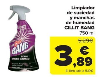 Carrefour Market Limpiador de suciedad y manchas de humedad cillit bang oferta