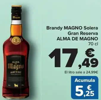 Carrefour Brandy magno solera gran reserva alma de magno oferta