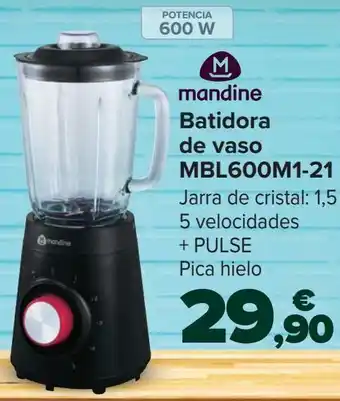 Carrefour Mandine batidora de vaso mbl600m1-21 oferta