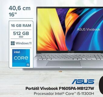 Carrefour Asus portátil vivobook f1605pa-mb127w oferta