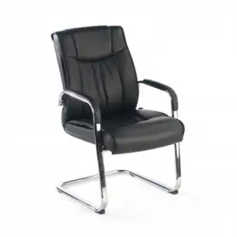 Ofiprix Sillón confidente bahia patín piel natural negro oferta