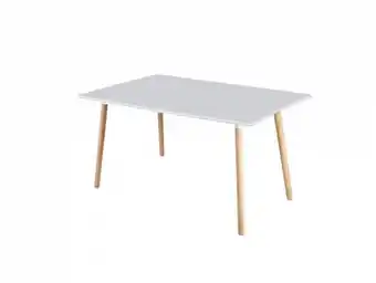 Merkamueble Mesa de comedor extensible color blanco - haya oferta