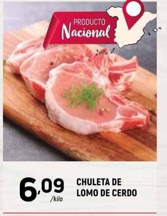 Coviran CHULETA DE LOMO DE CERDO oferta
