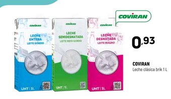 Coviran COVIRAN Leche clásica brik 1 L oferta
