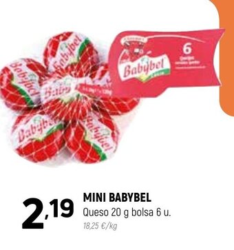 Coviran MINI BABYBEL Queso 20 g bolsa 6 u. oferta