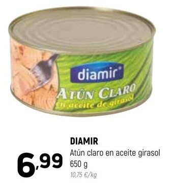 Coviran DIAMIR Atún claro en aceite girasol 650 g oferta