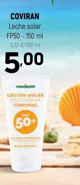 Coviran COVIRAN Leche solar FP50 - 150 ml oferta