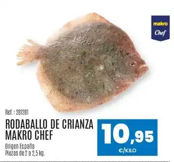 Makro RODABALLO DE CRIANZA MAKRO CHEF oferta