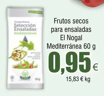 FROIZ Frutos secos para ensaladas El Nogal Mediterránea 60 g oferta