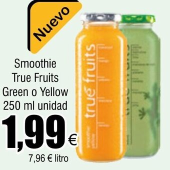 FROIZ Smoothie True Fruits Green o Yellow 250 ml unidad oferta