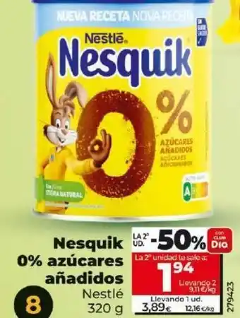 Dia Cacao en polvo nesquik oferta