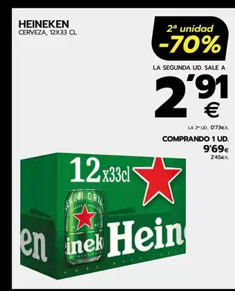 BM Supermercados Cerveza heineken oferta