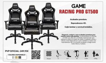 Cojín lumbar racing