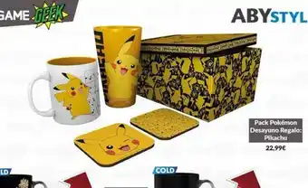 Game Game geek dhshvi bricespachuchs hond chustondenna pikachu anacho cold abystyle pack pokémon desayuno regalo: pikachu 2 oferta