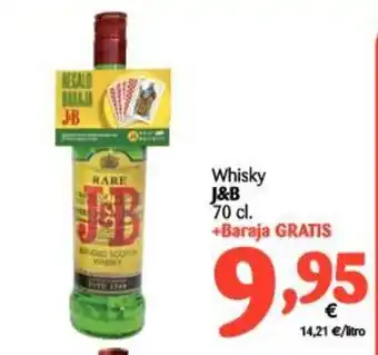 Alimerka J&B Whisky 70cl. +Baraja Gratis oferta