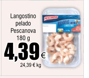 FROIZ Langostino pelado Pescanova 180 g oferta